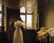 格奥尔 弗里德里希 克斯廷 : 对着镜子